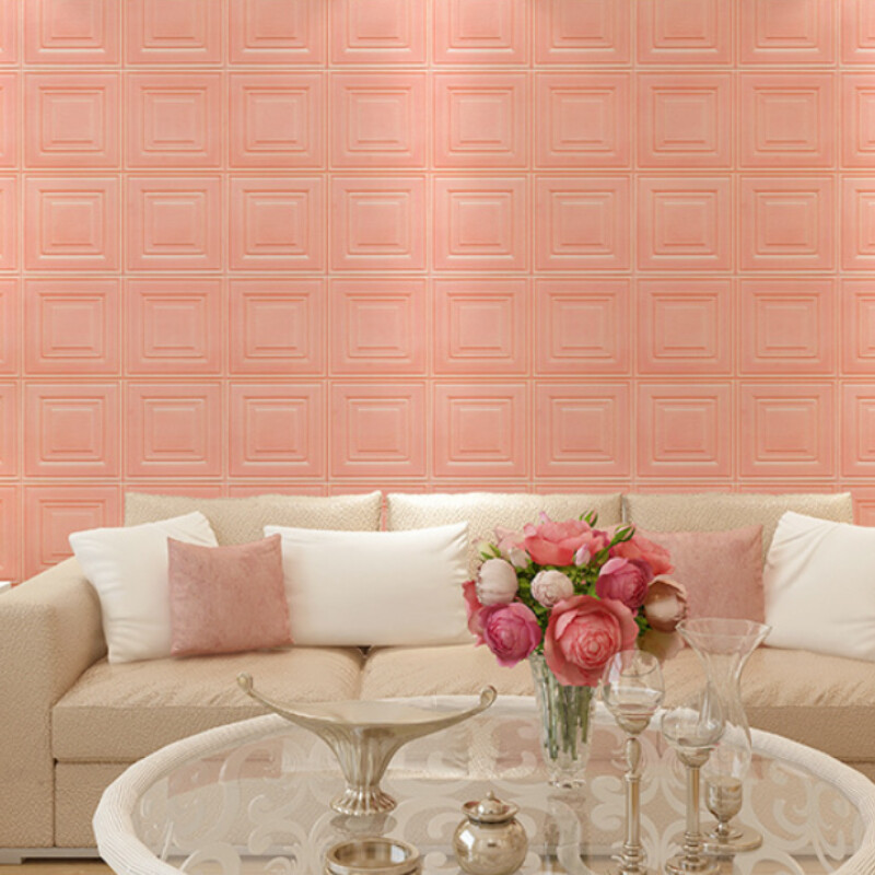 3D Wall Sticker Self Adhesive Wallpaper Waterproof Room Ceiling Foam Panel Decor