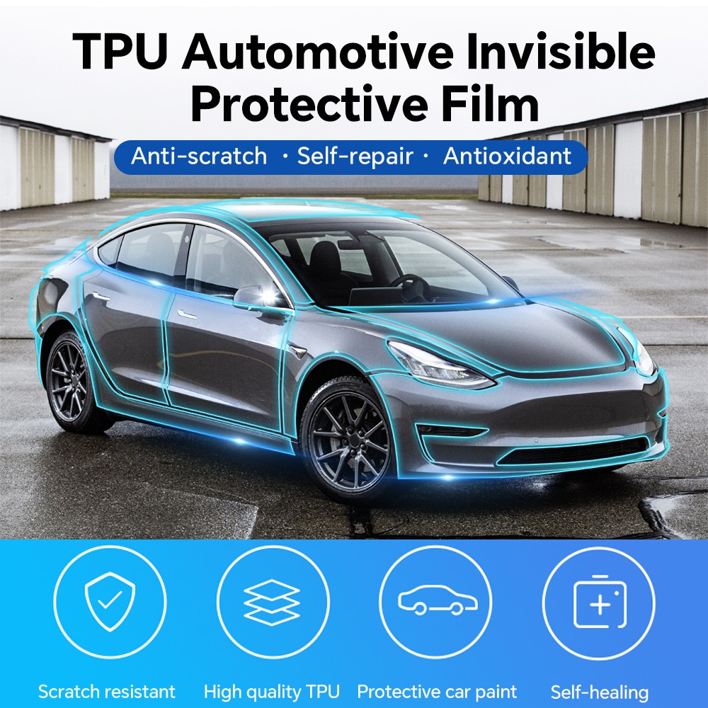 For Tesla Model 3 2020-2023 Full Car PreCut Paint Protection Film Clear Bra PPF