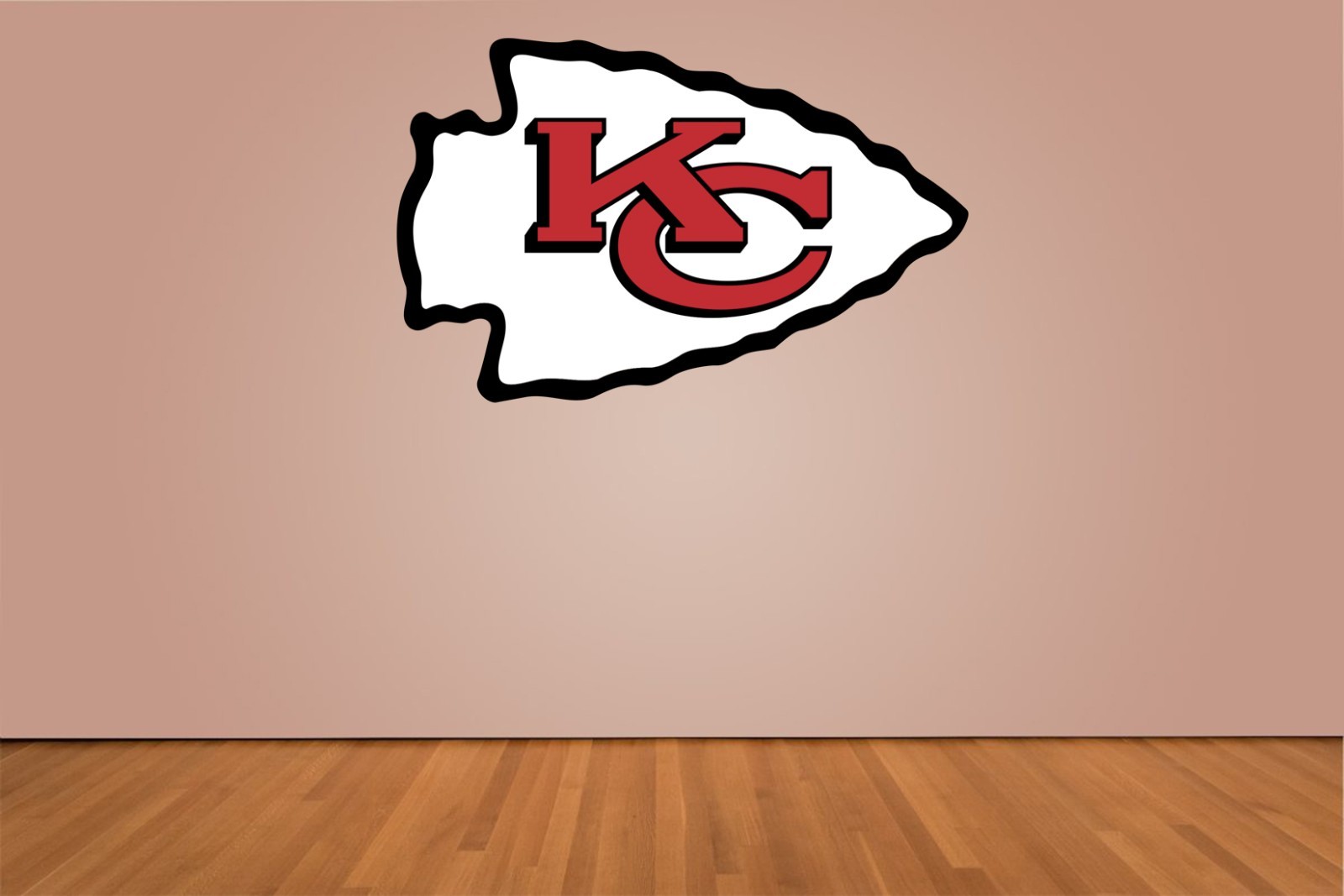 Kansas City Chiefs Indoor Wall Vinyl Decal Sticker 5″ – 52″