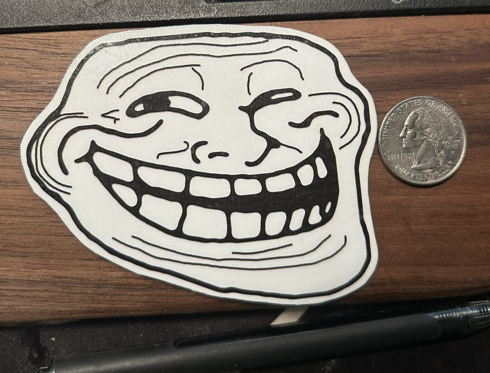 Troll Face Meme You Mad Bro Internet Rage Comic Quality Printed Vinyl Sticker