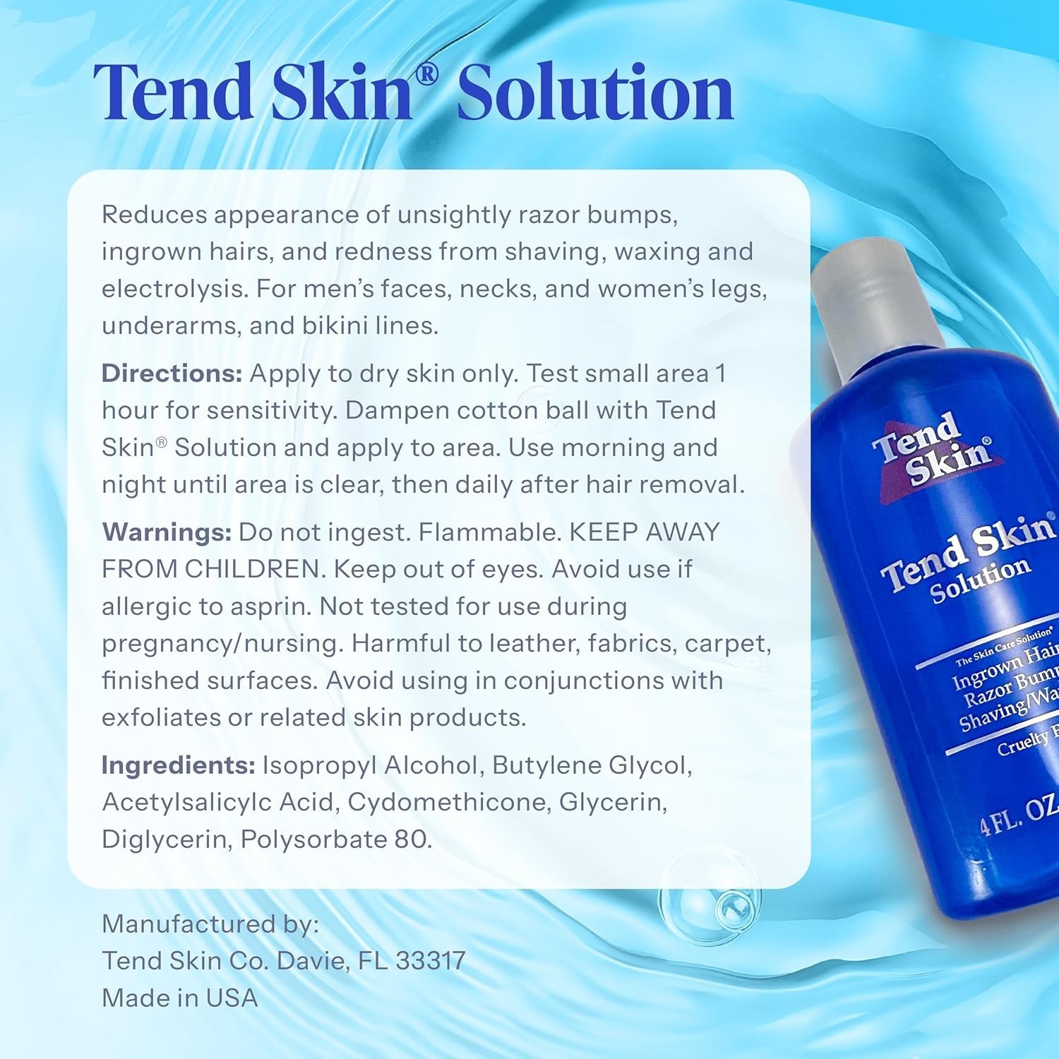 Solution for Unsightly Razor Bumps, Ingrown Hair and Razor Burns, Post Shaving a