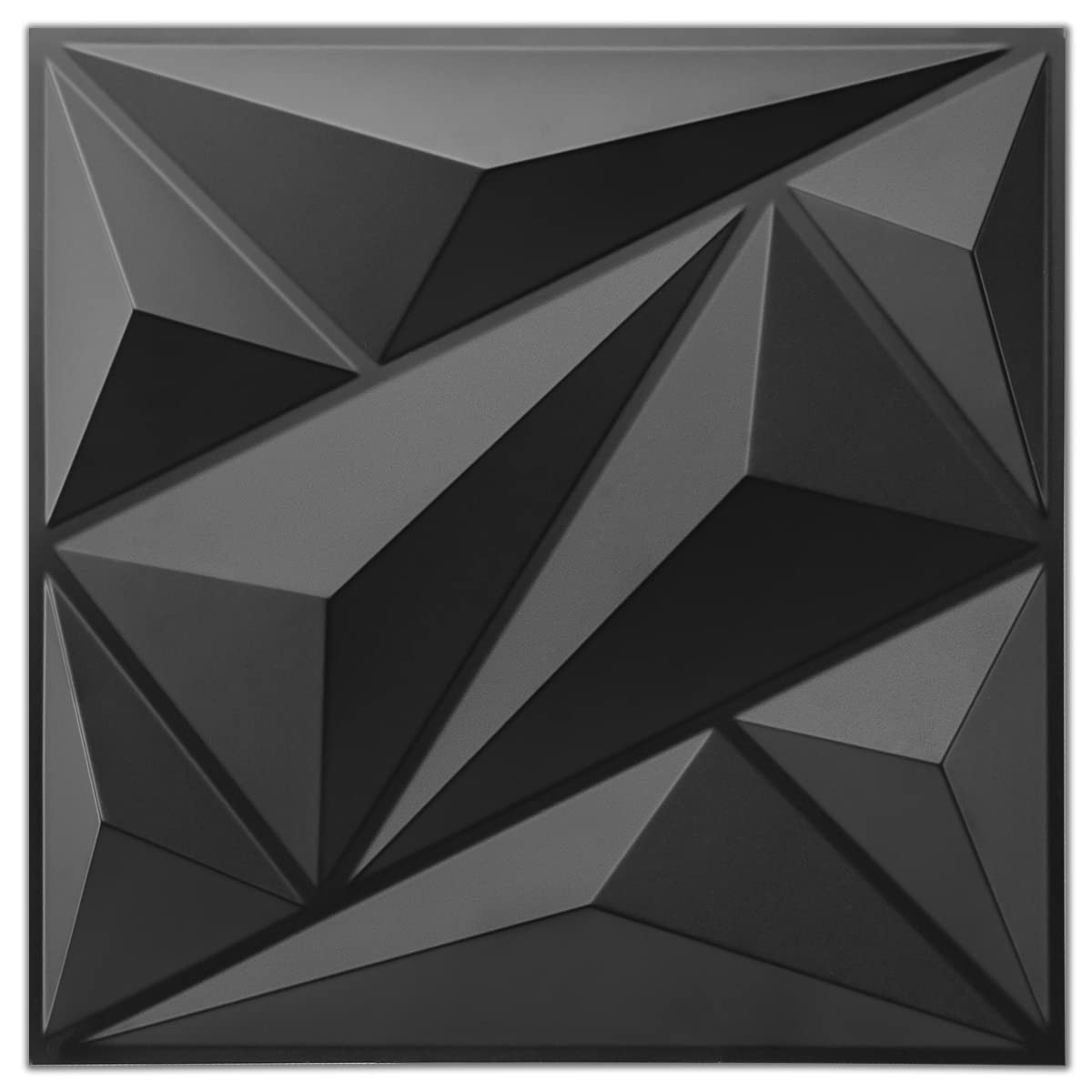 Art3Dwallpanels 33 Pack 3D Wall Panel Diamond for Interior Wall Décor, PVC Flowe