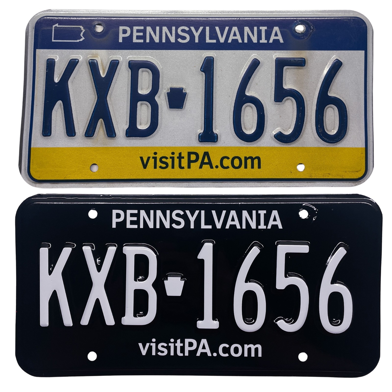 Pennsylvania PA Plate Wrap DIY Kit visitPA White, Yellow Red Reflective
