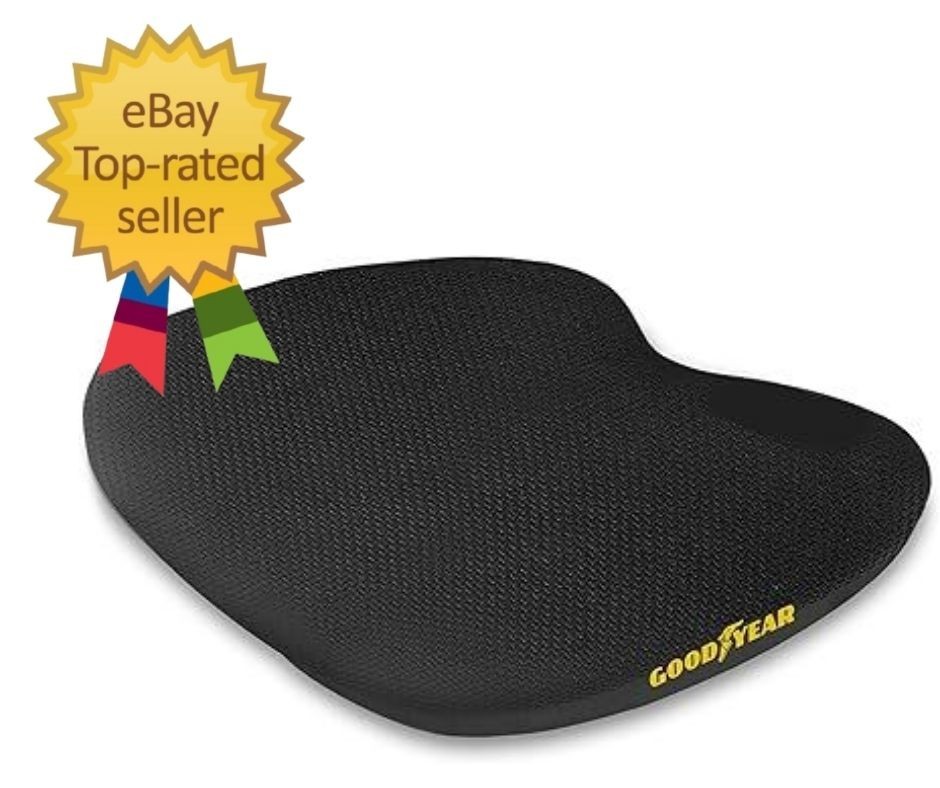 Memory Foam Car Seat Cushion – Gel Seat Cushions for Office Chairs, Tailbone