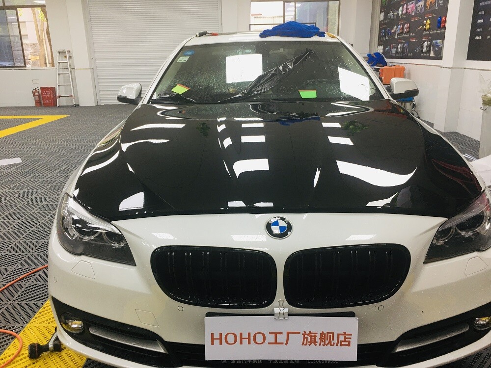 Black PPF TPU Glossy Car Paint Protection Film Auto Wrap Self Healing 1.52x2m