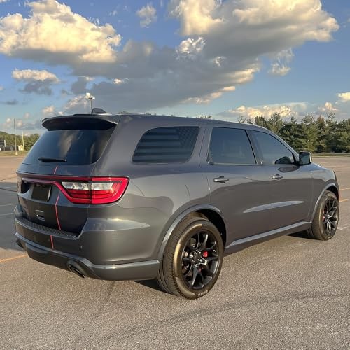 Black Rear Window American Flag Decal for Dodge Durango 2014 2015 2016 2017