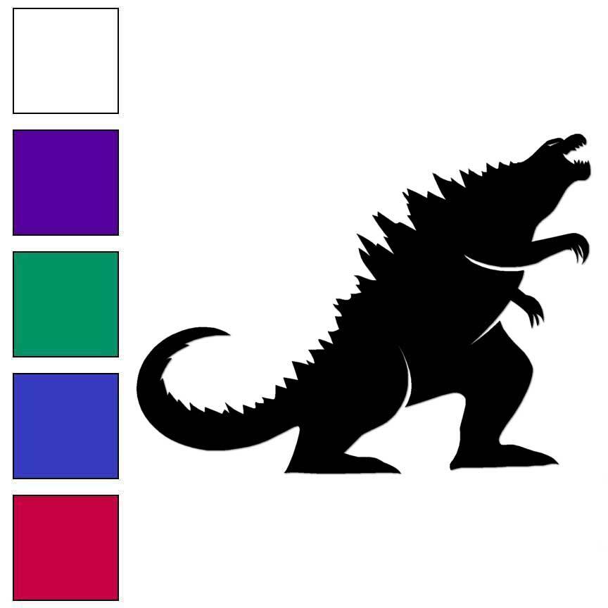 Godzilla, Vinyl Decal Sticker, Multiple Colors & Sizes #7195