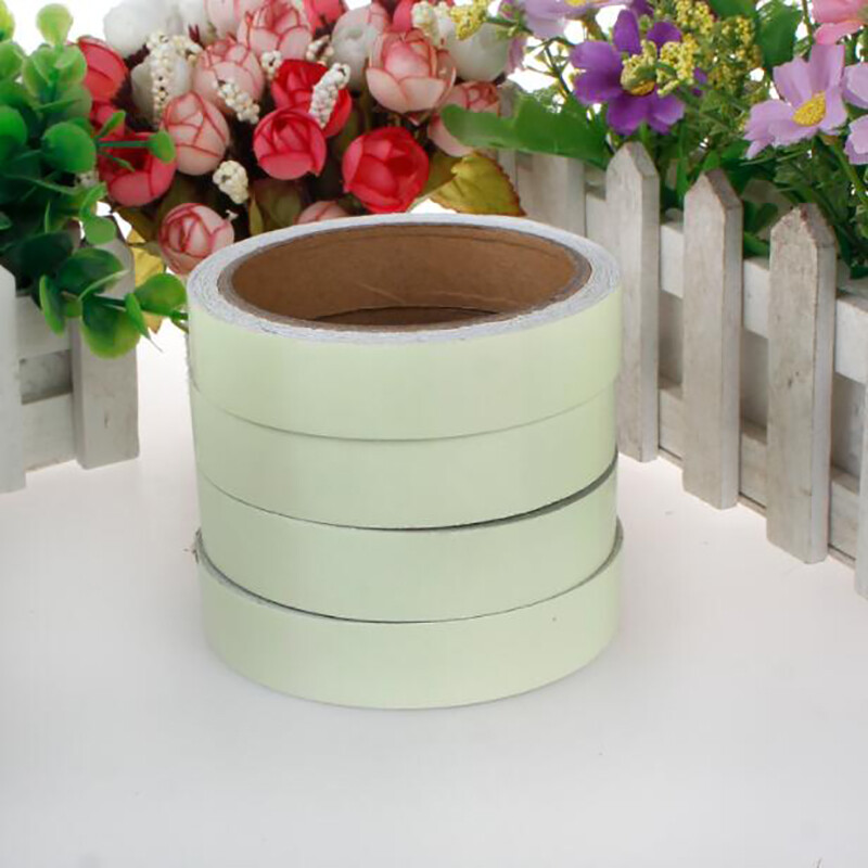 Glow In The Dark Sticky Tape Self Adhesive Luminous Saftey Film Sticker Roll DIY