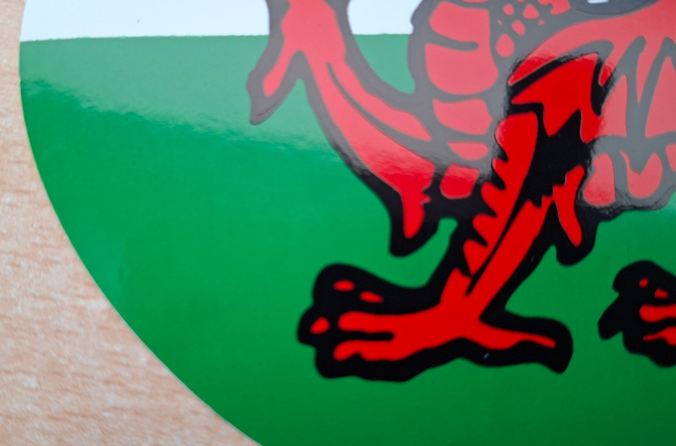 Wales Welsh Dragon Flag Sticker – External Car Window Bumper Sticker