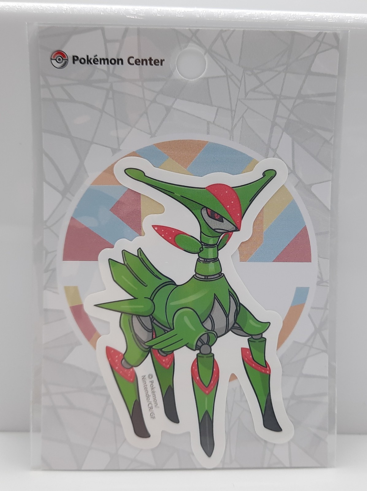 Pokemon Center Iron Leaves 3″ sticker seal Japan