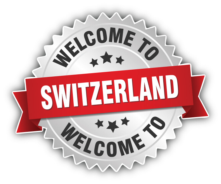 Switzerland Welcome Label Travel Car Bumper Sticker Decal