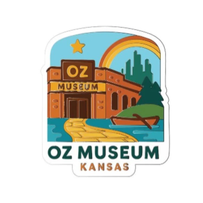 Oz Museum Kansas Iron On Heat Transfer Vinyl HTV Die-Cut Symbolic Landmark
