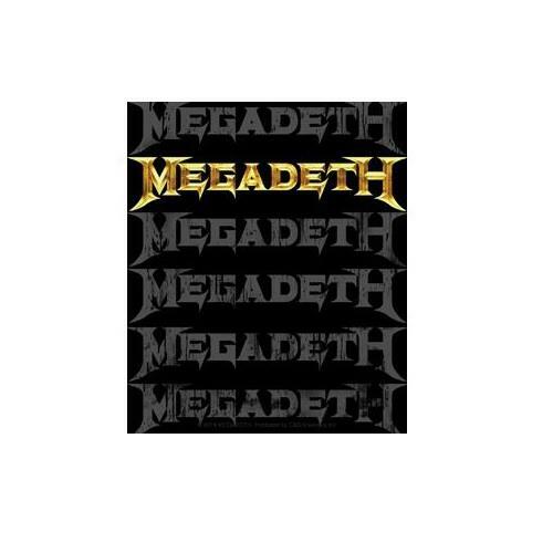 Megadeth Logo Sticker Decal Official Metal New