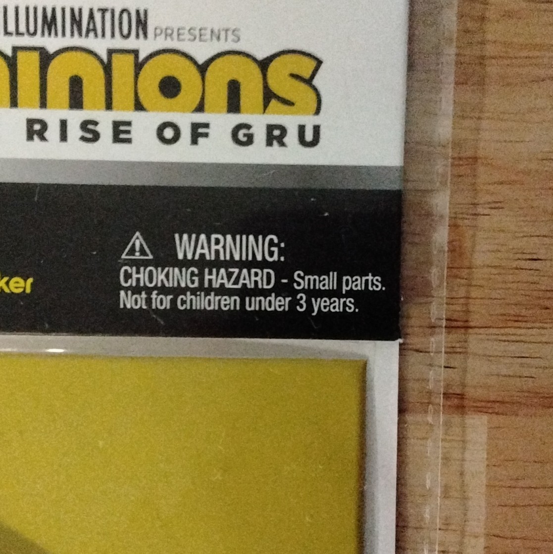 “7” Inkology Minions: The Rise of Gru 3D Effect Sticker 6.5in for Books/Locker