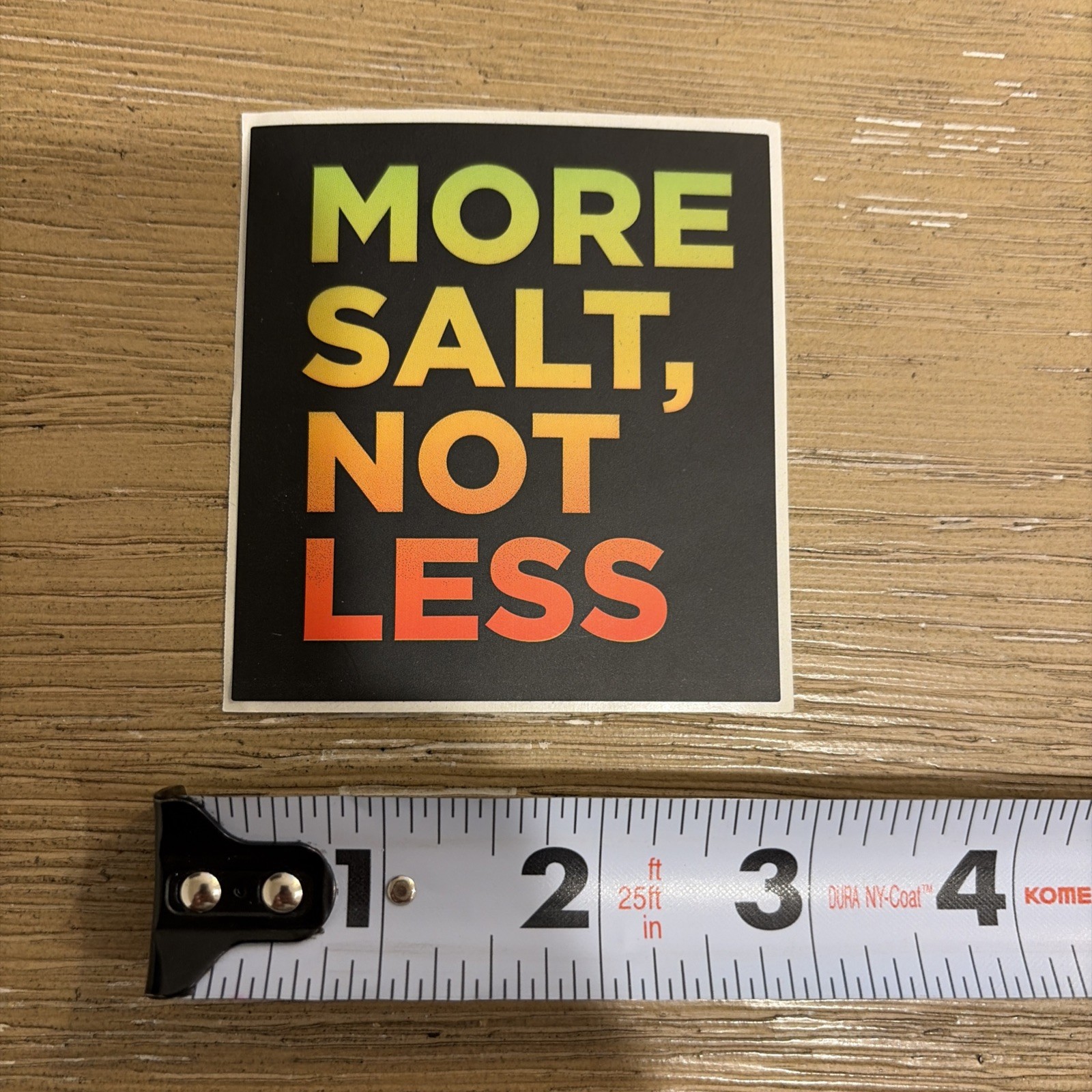 More Salt, Not Less Sticker Decal – Free and Fast Shipping! LMNT STICKER