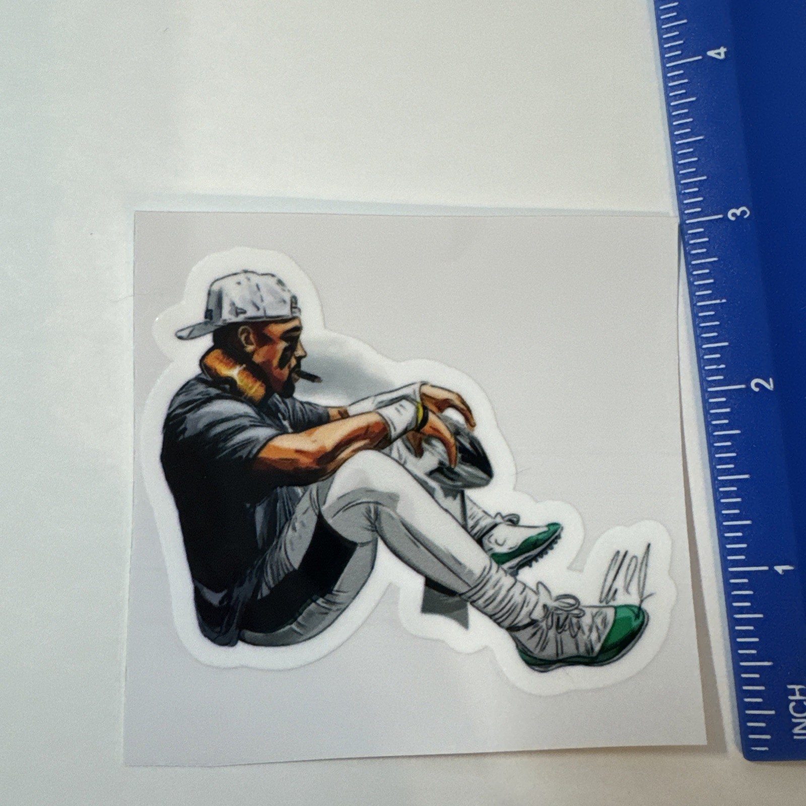 Hurts With Trophy Decal Sticker