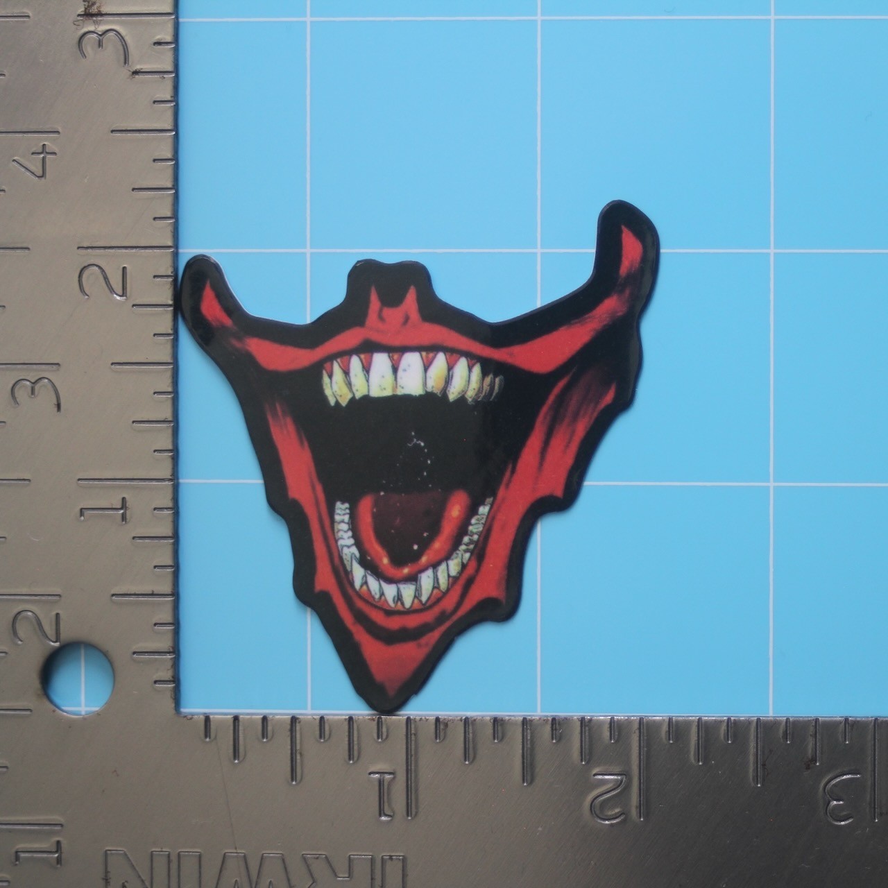 Horror Sticker (JOKER THE BATMAN WHO LAUGHS) Creepy Halloween, Gloss PVC Decal