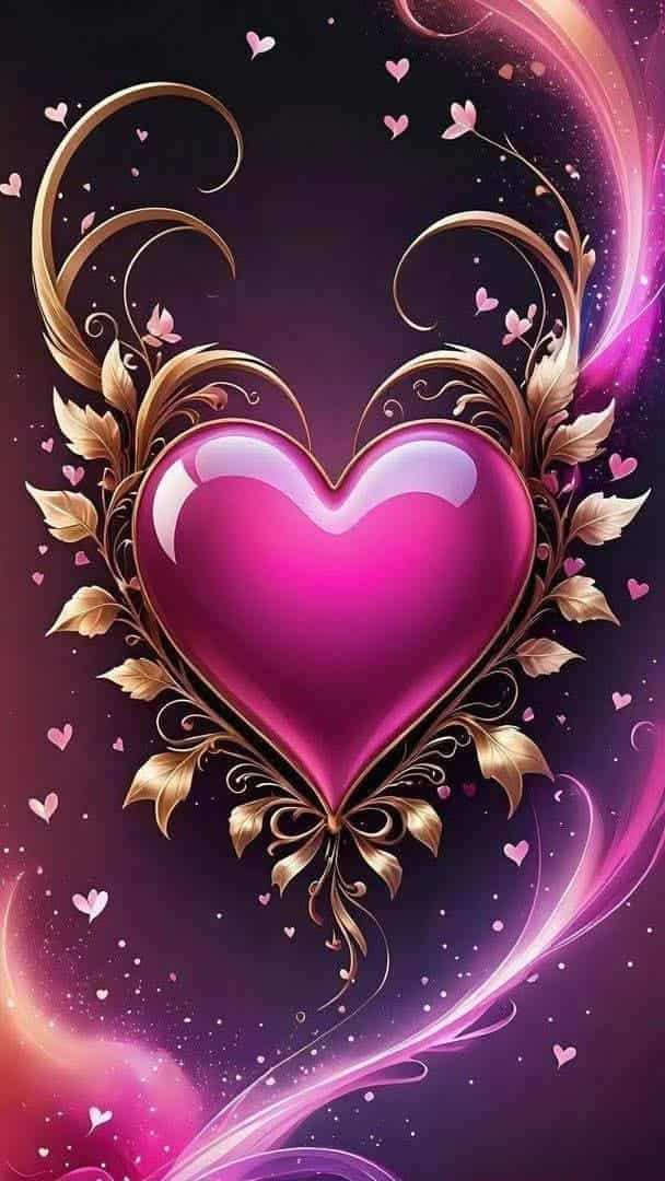 Beautiful Heart Sticker DecalLaptop Wall Mirror Cup Tumblr Locker Bin