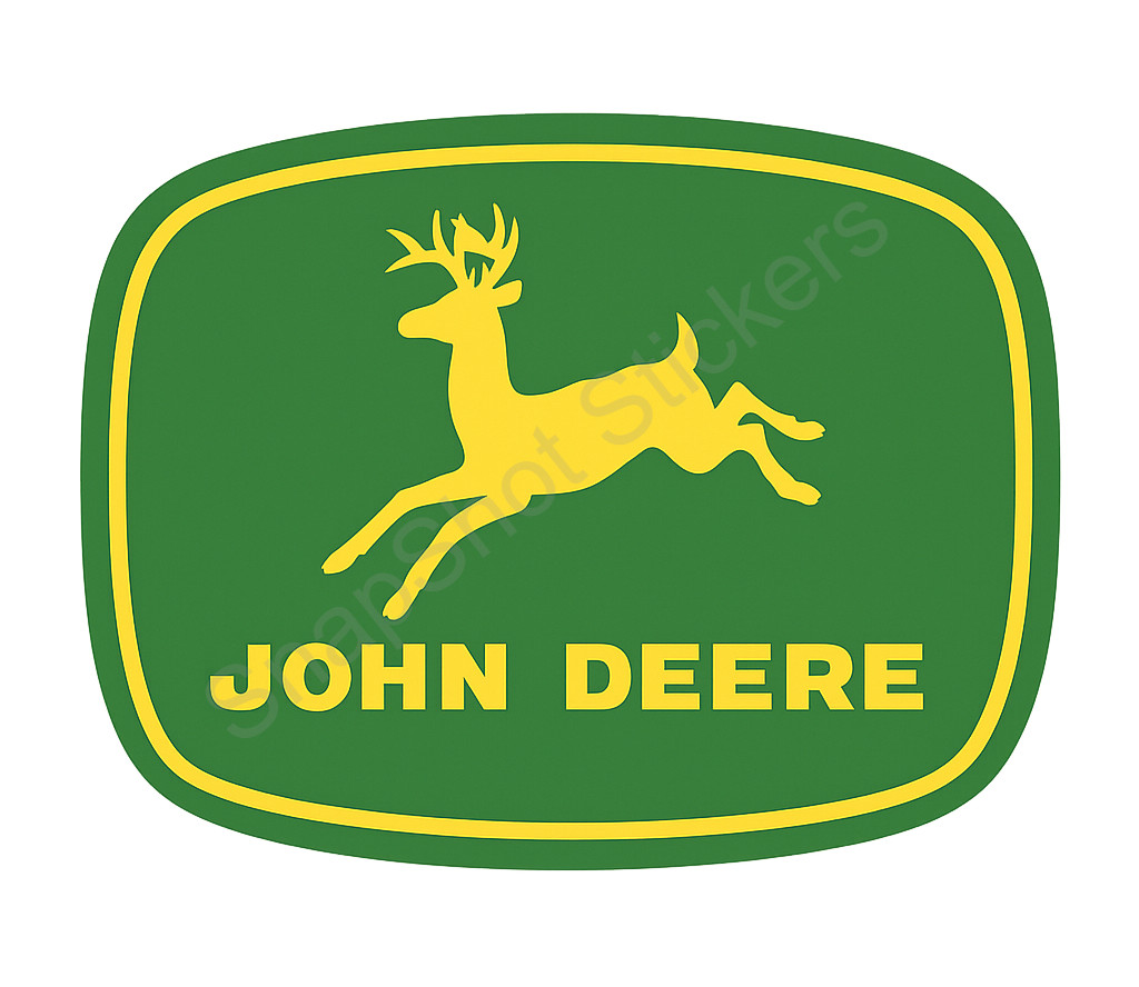 John Deere Vintage Tractor Logo Vinyl Sticker/Decal 07
