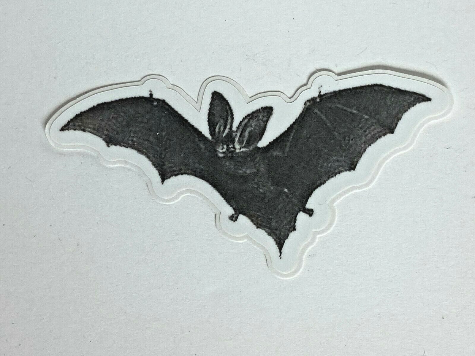 Flying BAT Vinyl Sticker 3 1/2″x 2″ Laptop Notebook Mug Fade Resistant