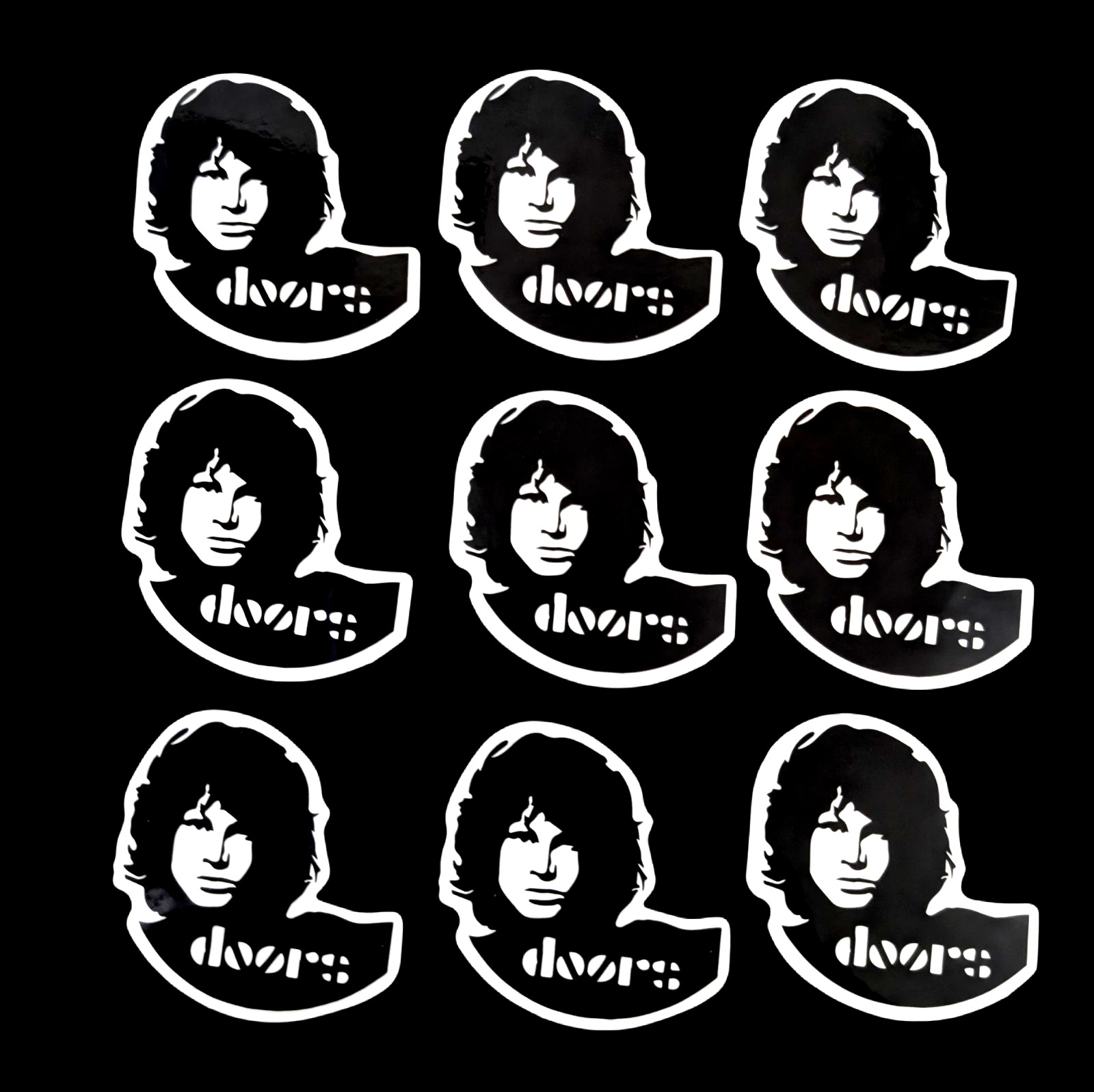 The Doors Stickers, The Doors Decals