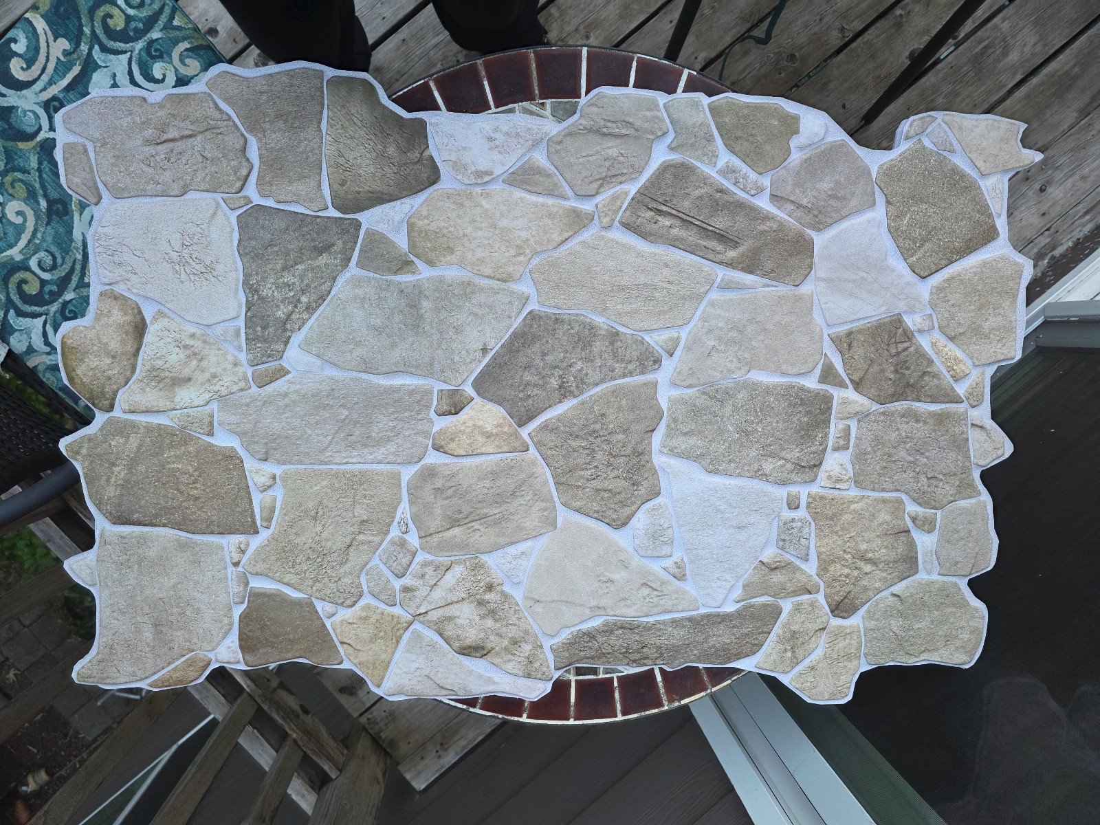 Dundee Deco 3D Stone Wall Panels – 10 pack, 39″x25″, Covers 67 sqft -Brown Beige