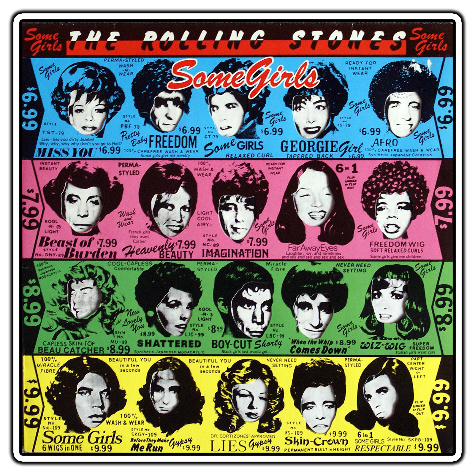 The Rolling Stones – Some Girls Album Sticker Waterproof Vinyl Decal Die-Cut