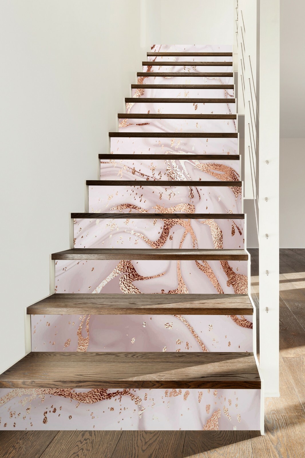 3D Elegant Art ZHU840 Stair Risers Decoration Photo Mural Vinyl Wallpaper Amy