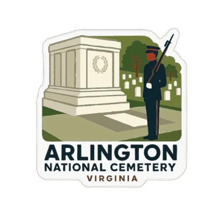 Arlington National Cemetery Virginia Iron On Heat Transfer Vinyl HTV Symbolic
