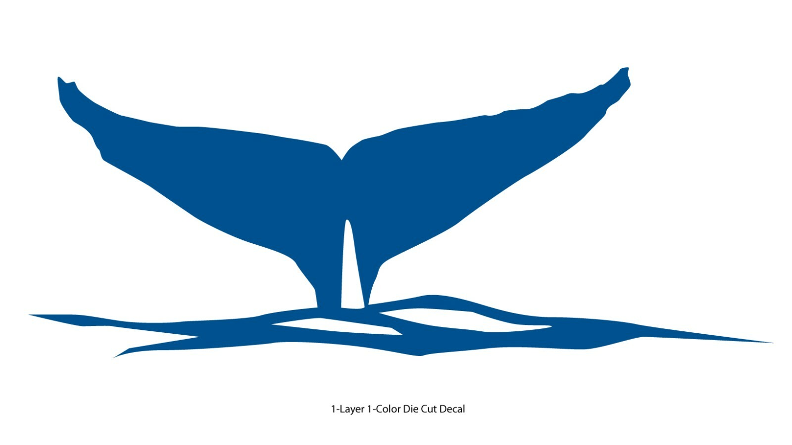 Sea life – Ocean Gray Whale’s Tail Outdoor Window Decal Vinyl Sticker 6Yrs Film