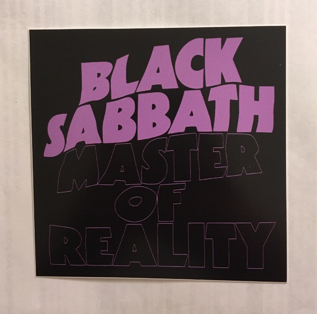 Black Sabbath Sticker – Master Of Reality