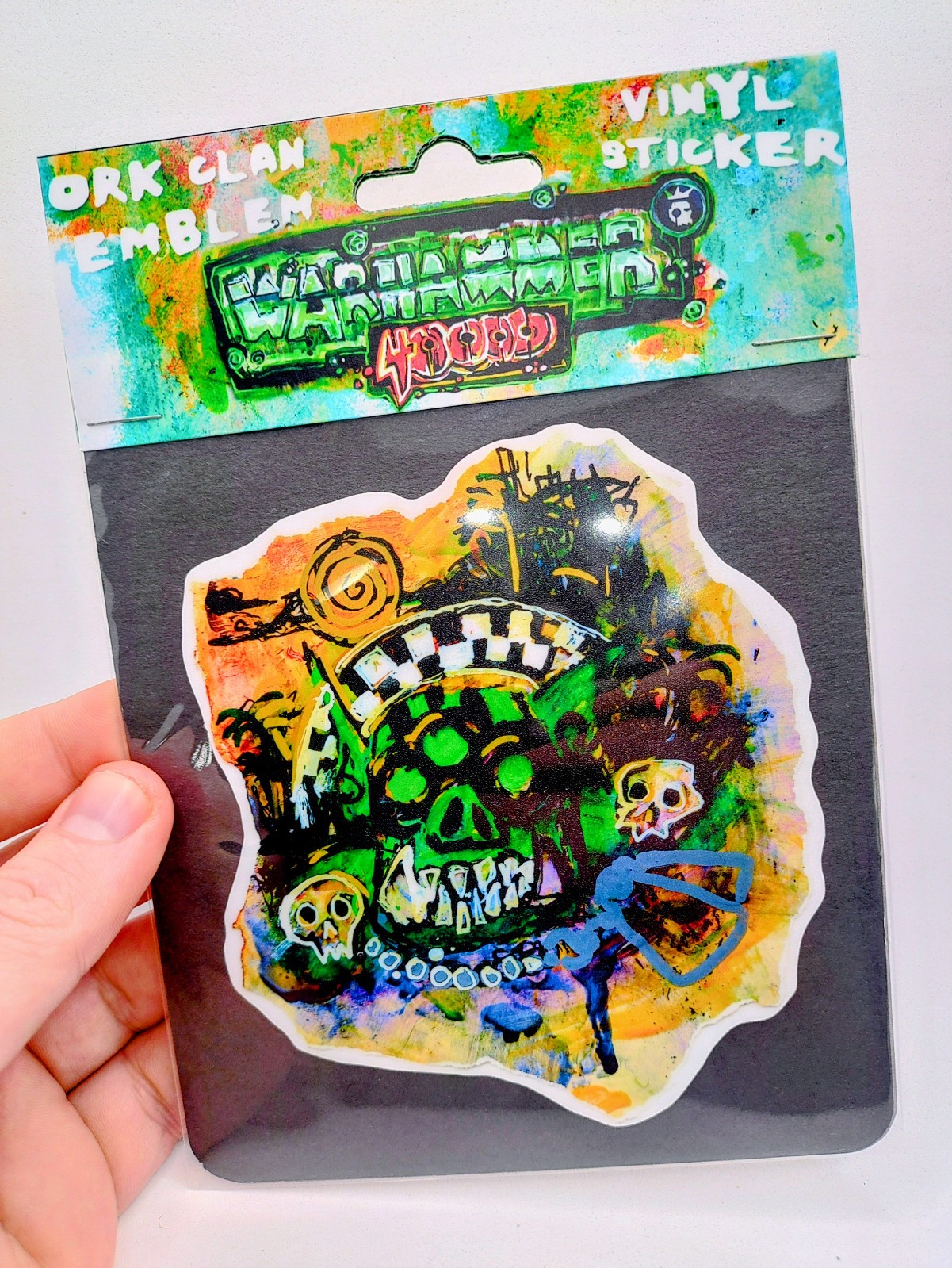 KOMMANDOS, Warhammer 40k Ork Clan Vinyl Sticker – 5 Inch Weatherproof Decal