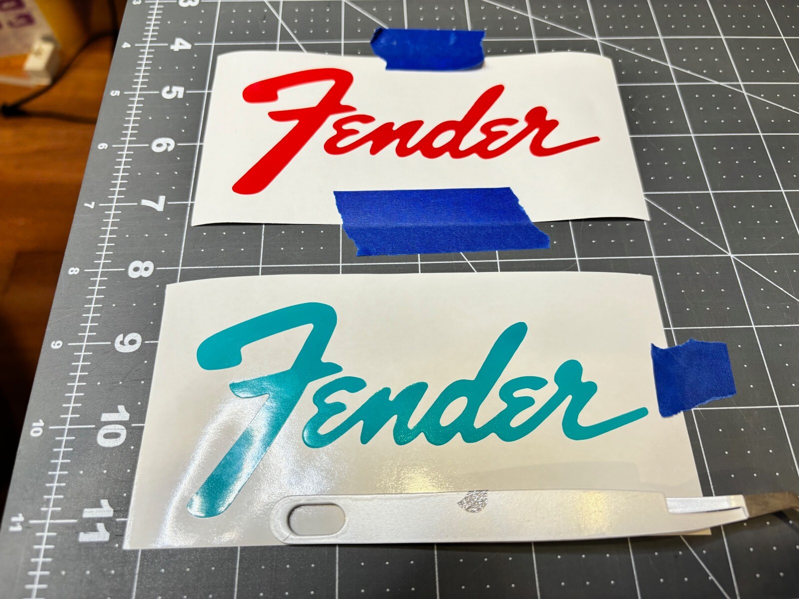 Guitar Brand Vinyl Decal – Many Sizes & Colors Buy 2 Get 1 FREE + FREE Ship