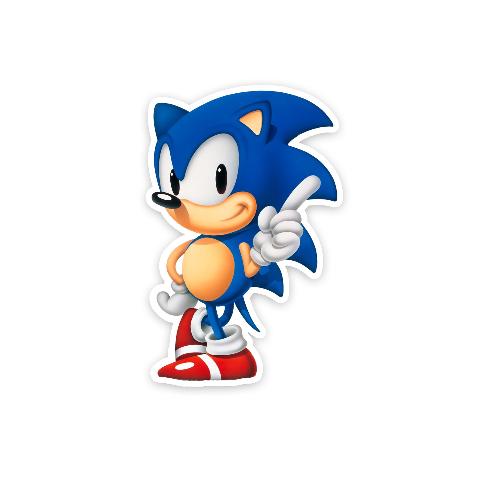 Sonic the Hedgehog Sticker 4 inch Vinyl decal Sega Genesis Retro Gaming Console