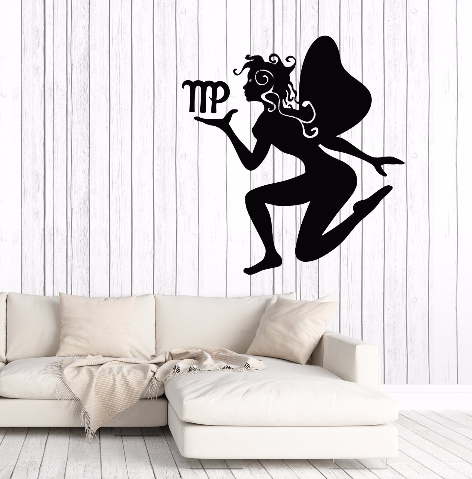 Vinyl Decal Wall Sticker Virgo Symbol Zodiac Sign Horoscopes (n913)