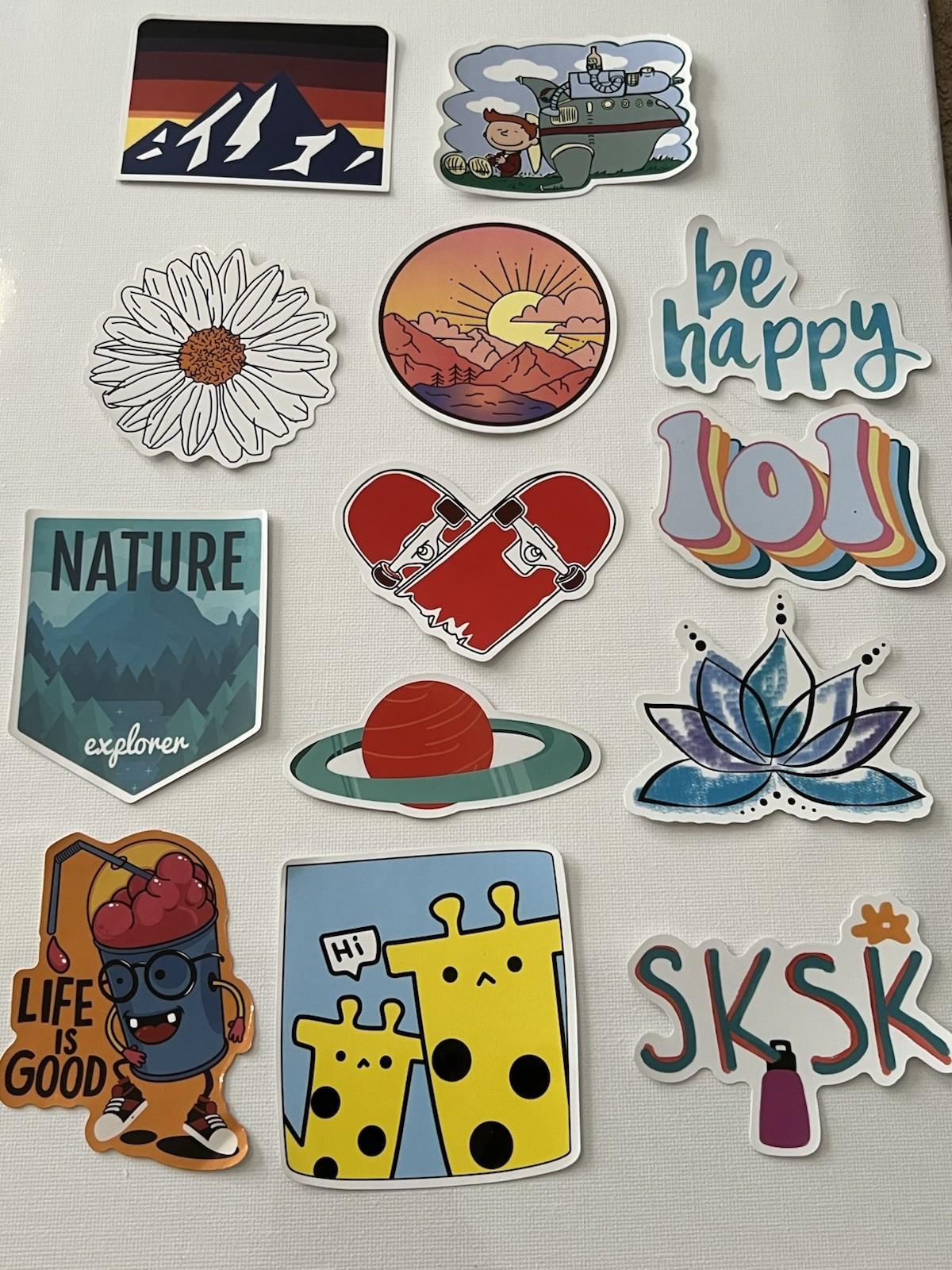 Vinyl Sticker Lot Multicolor Water Resistant Animals Nature Disney Inspirational
