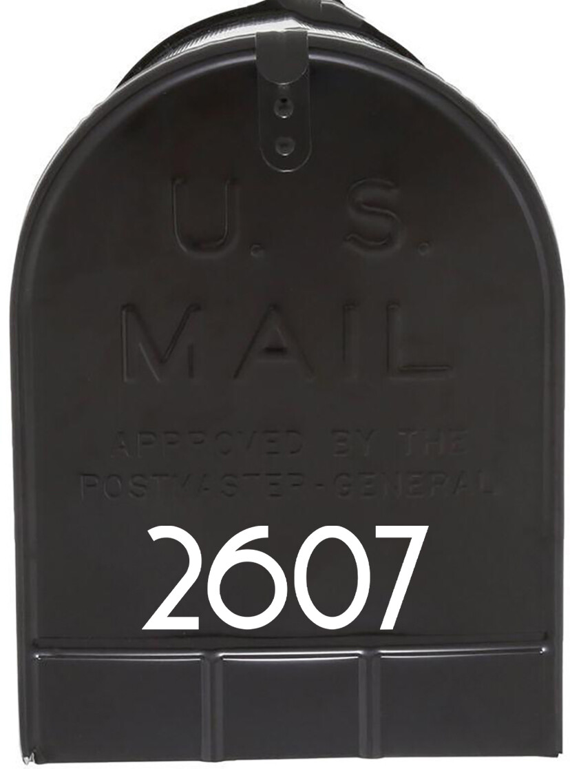 3-pack Oversized Mailbox Numbers and Address Vinyl Decals Home Address COPA