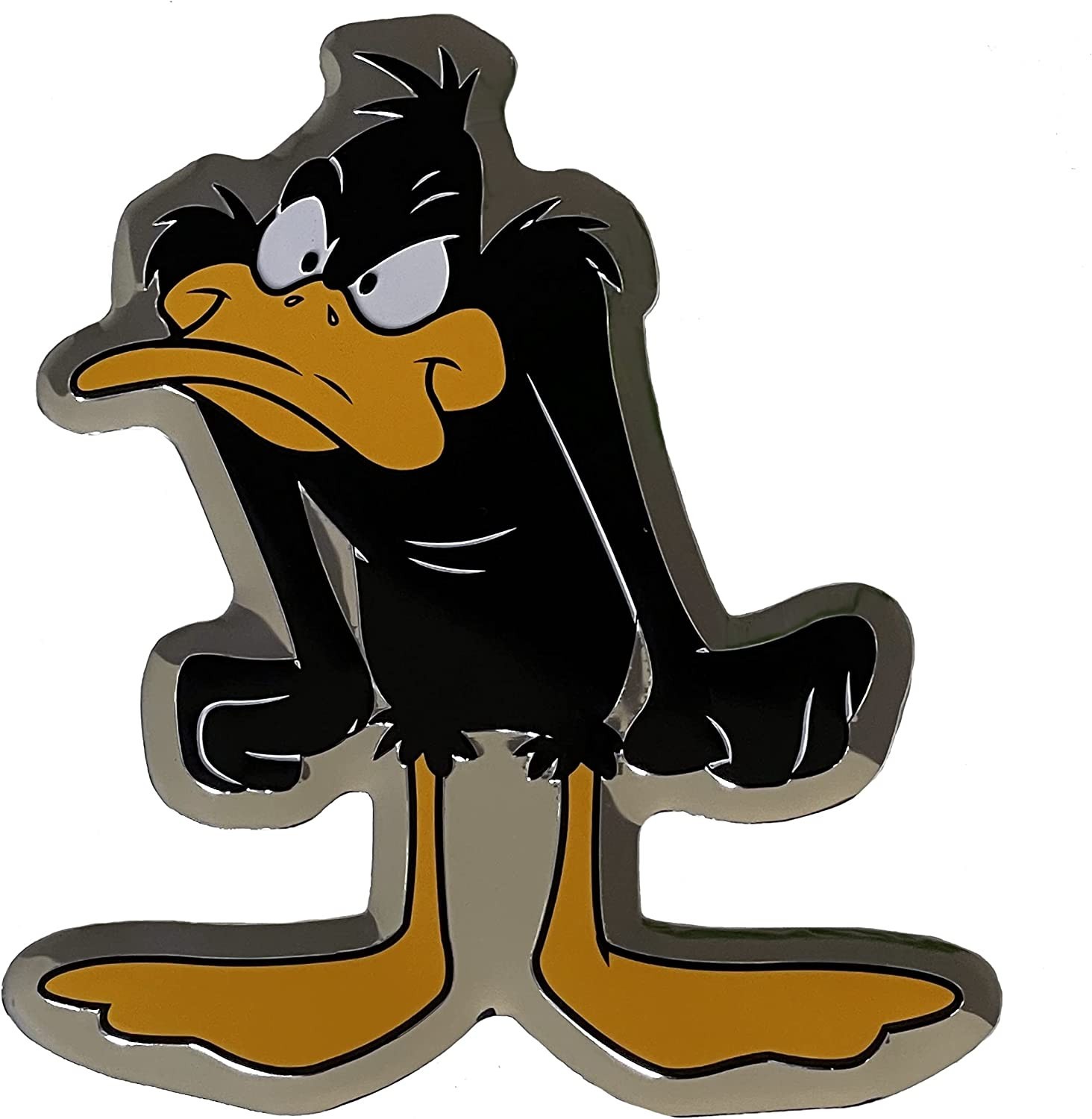 Stickers – C&D Visionary – Looney Tunes Daffy Duck 3″x3.6″ Metal NEW Decal
