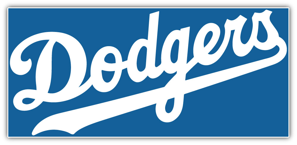 Los Angeles Dodgers MLB Baseball Sport Logo Car Bumper Sticker Decal ”SIZES”