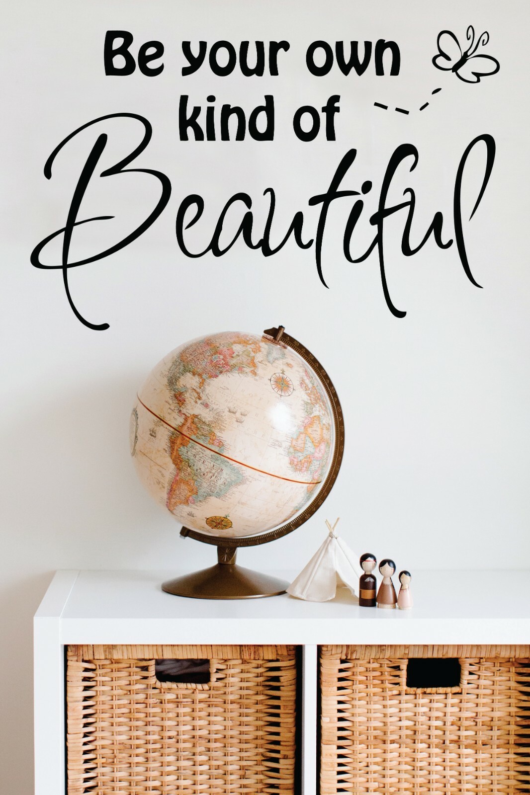 Be Your Own Kind of Beautiful sty2 vinyl Wall Art Sticker Decals Home Decor