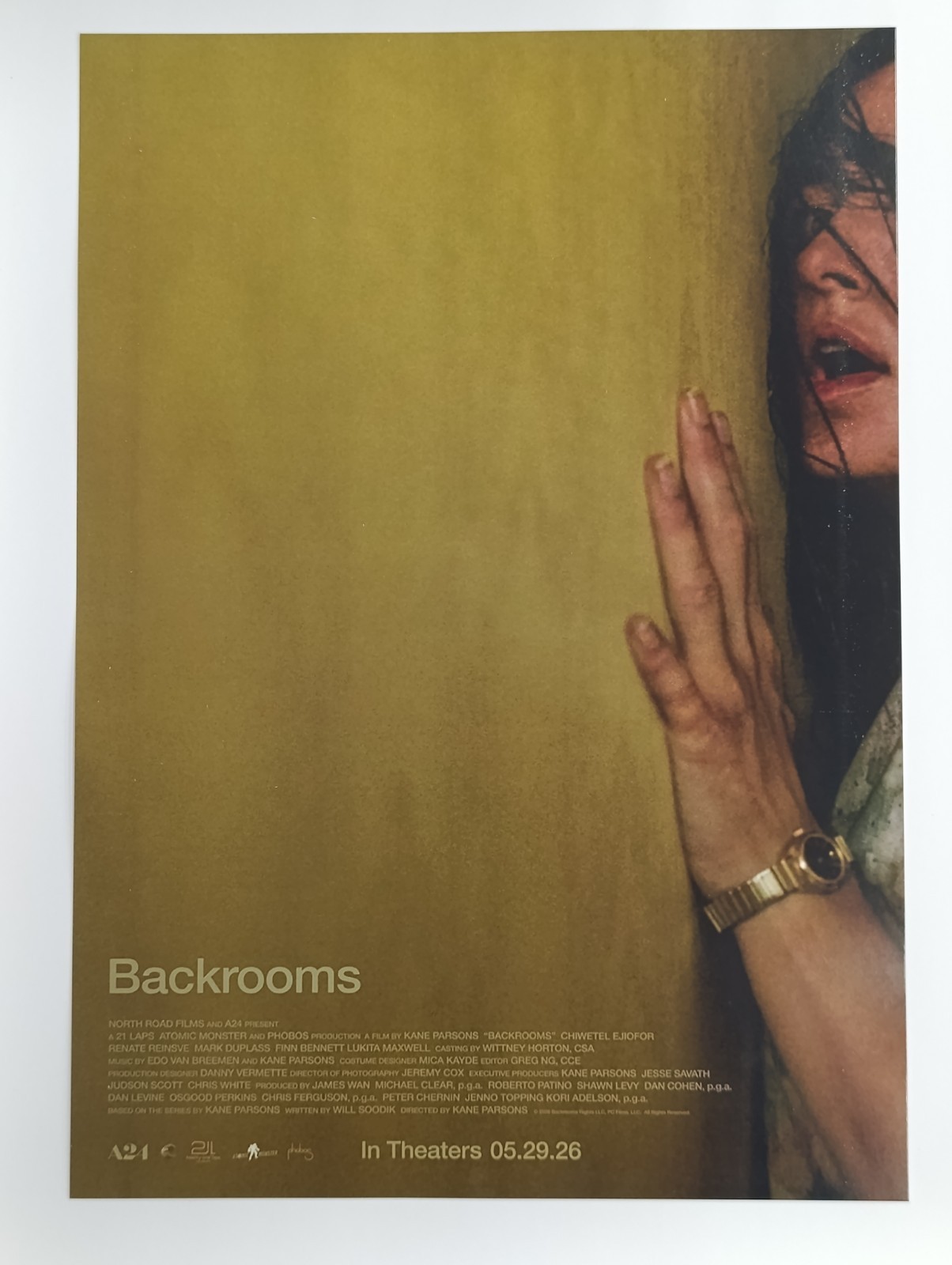 Backrooms Movie Horror Liminal Space Creepy Wall Poster Print 2026