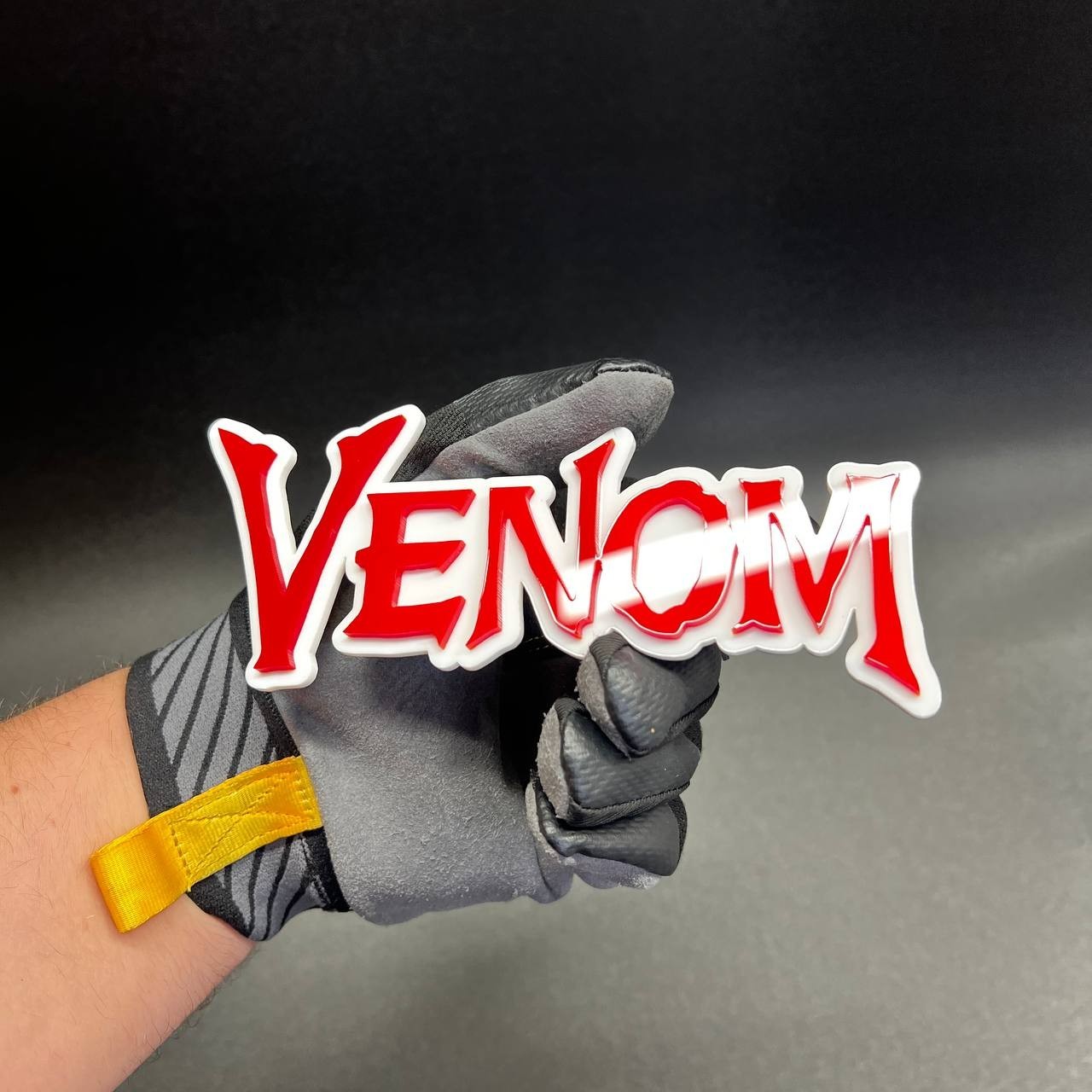 1PC Custom Venomous Text Car Badge Emblem Fender tailgate Aggressive Decal