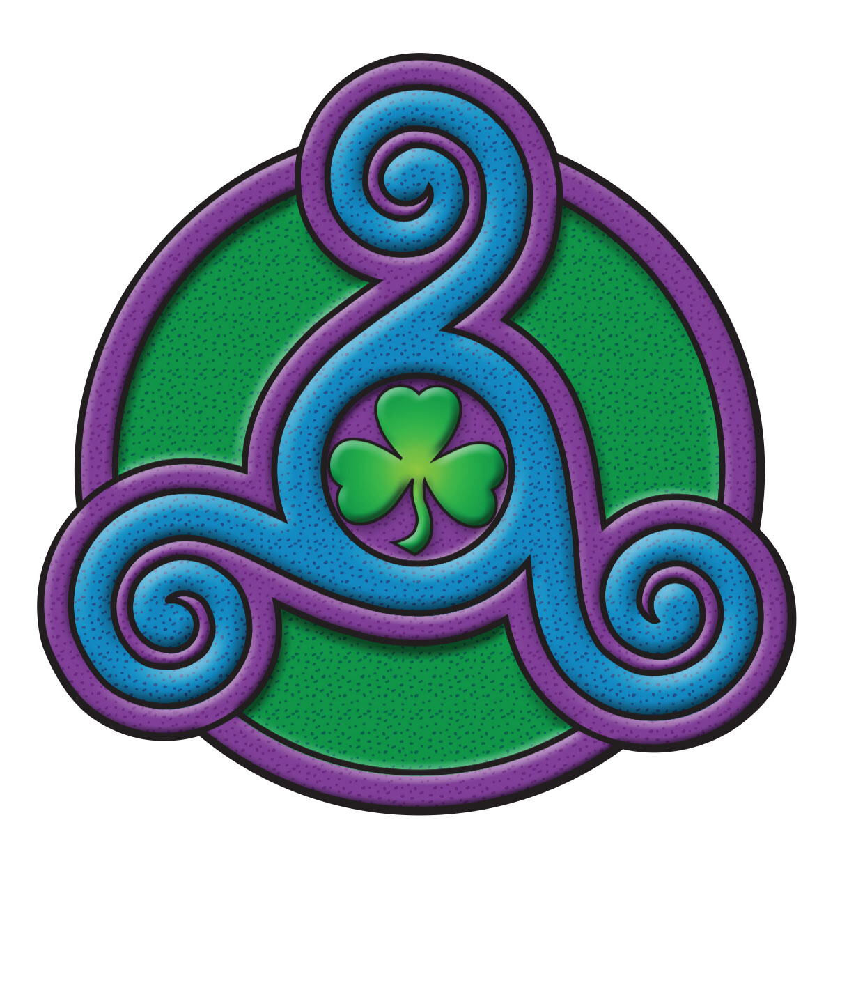 Triskelion Shamrock Celtic Ireland Irish Decal Sticker