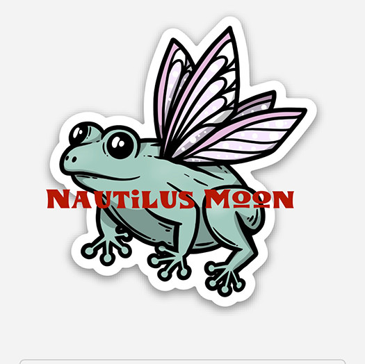 Frog Fairy MAGNET Die-Cut 1.84 x 2″ Free Shipping