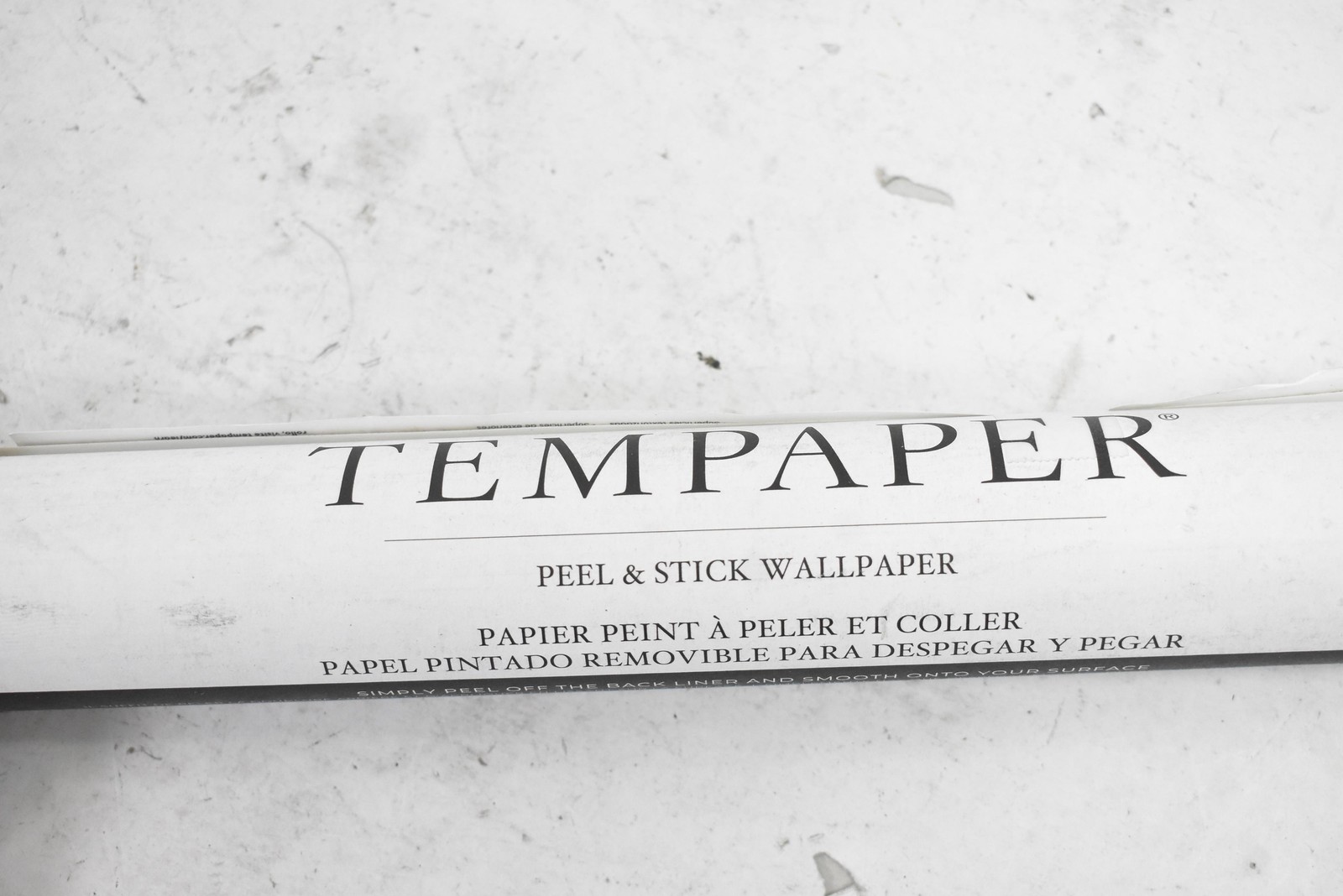 TEMPAPER Peel & Stick Contact Paper Grasscloth Primitivo Ecru Beige Large