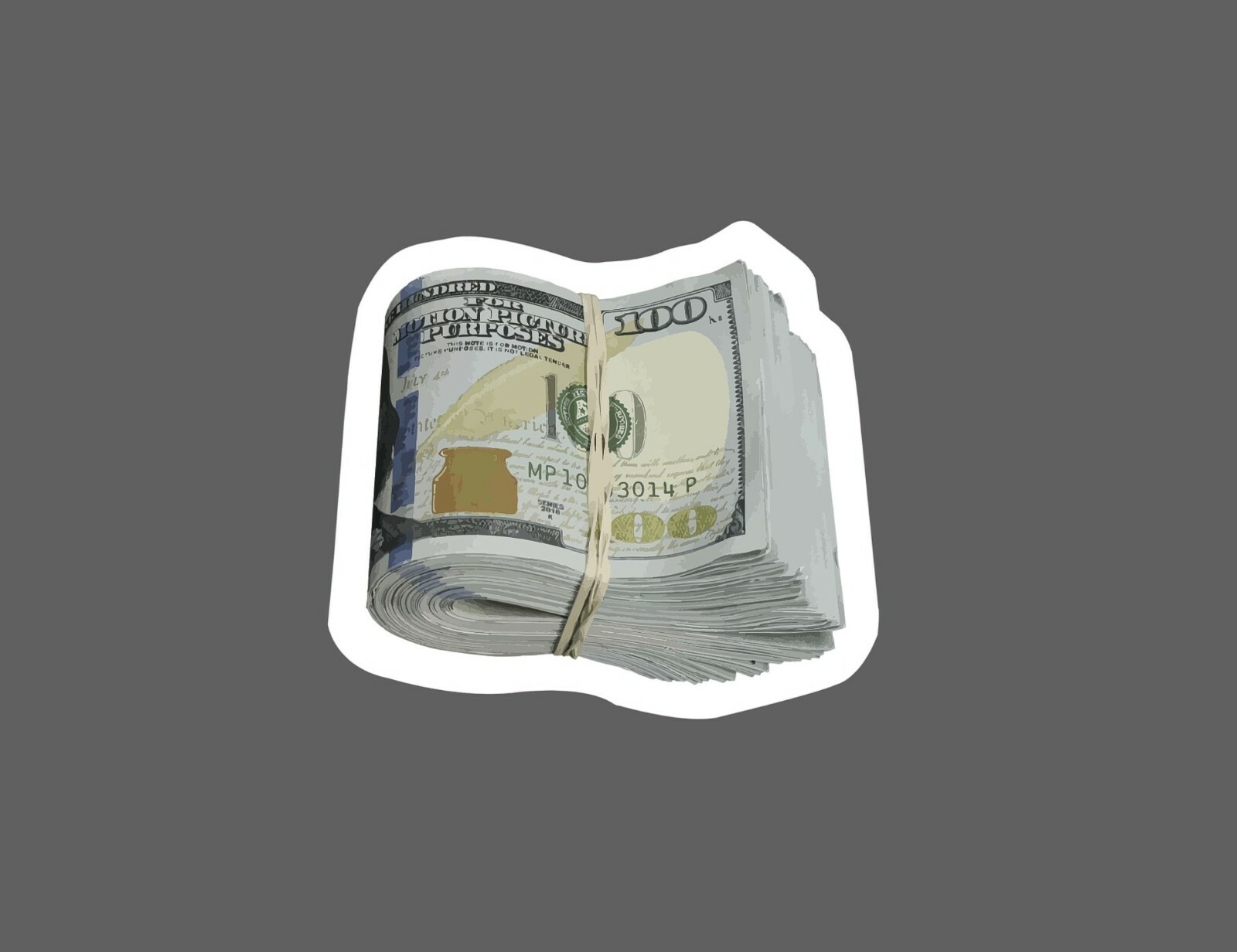 Money Bands Sticker Realistic Waterproof – Buy Any 4 For $1.75 Each Storewide!