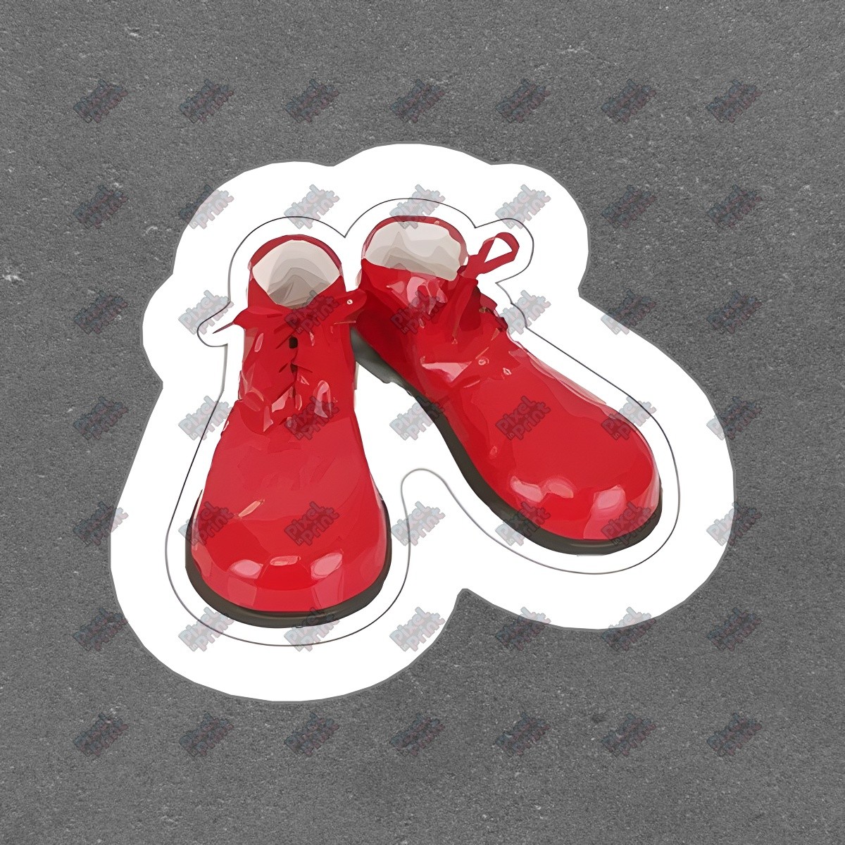 Bright Red Shoes Vinyl Sticker Decal Fun and Versatile Home Decor #951996