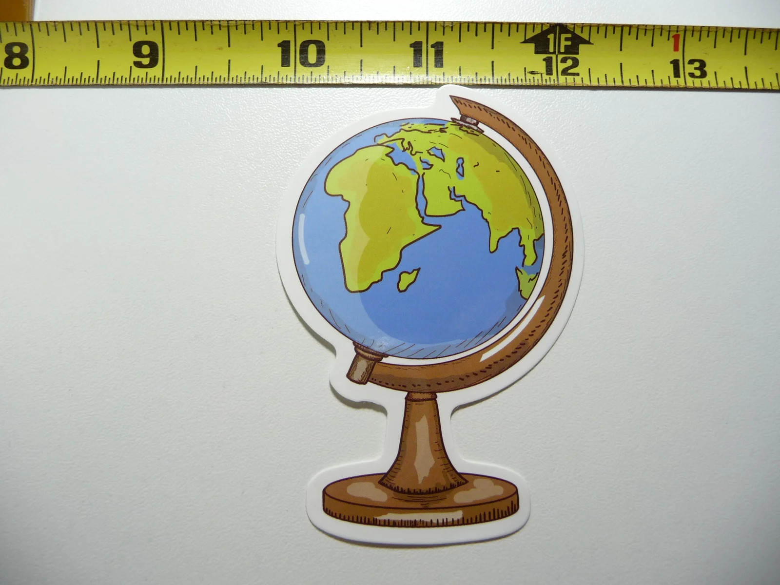 GLOBE GEOGRAPHY SMALL STICKER DECAL SCIENCE SCHOOL COLLEGE EDUCATION LAPTOP