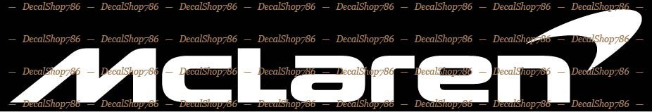 McLaren Automotive – Motorsports – Car/Truck Vinyl Die-Cut Peel N’ Stick Decals