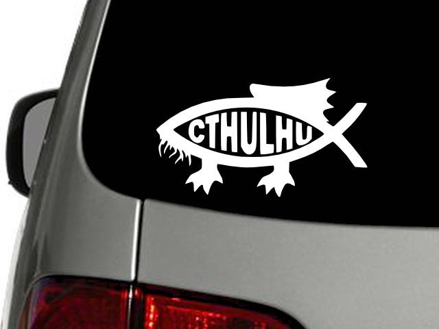 CTHULHU Emblem Lovecraft Vinyl Decal Car Sticker Wall Truck CHOOSE SIZE COLOR